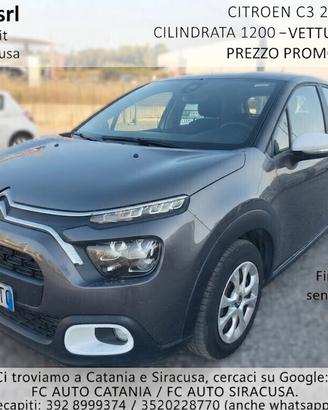 Citroen C3 PureTech 2023 - PARI AL NUOVO
