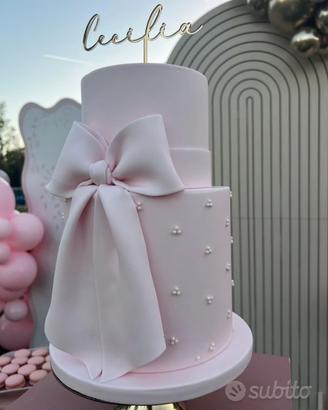 Torta finta scenografica