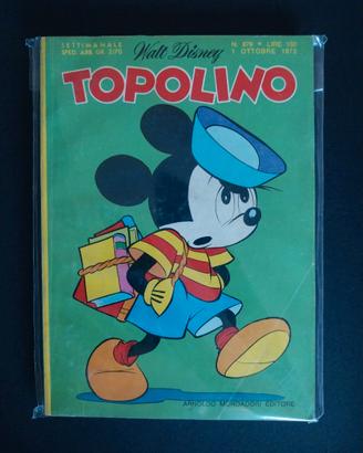 Topolino n.879 10/1972 Walt Disney con bollino