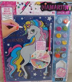 Diamantiny crystal art mosaico unicorno 