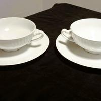 Coppia di tazze per consommé con piattini Tognana