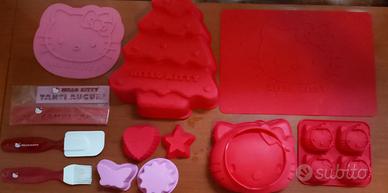 Set cucina Hello Kitty in silicone 13 pz