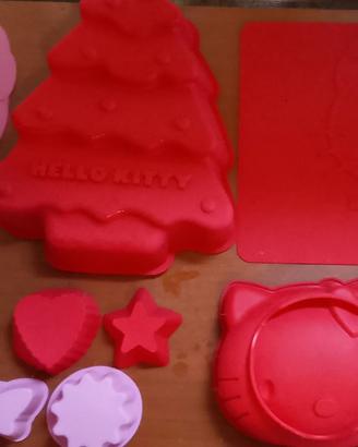 Set cucina Hello Kitty in silicone 13 pz