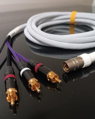 CAVO DI SEGNALE MOGAMI 2931 DIN 5 PIN 4 RCA