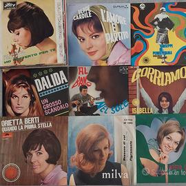102 dischi vinile 45 giri anni '60