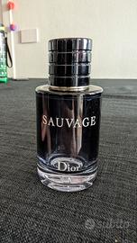 Boccetta vuota dior sauvage  100ml  con scatola 