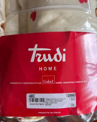 Trapunta per lettino con sponde