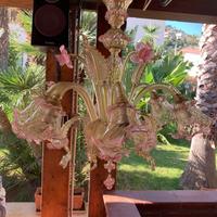 Lampadario in vetro di Murano