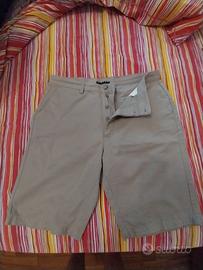 Pantaloncini uomo cotone e lino taglia 52. SISLEY.