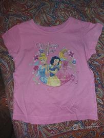 maglietta Principesse Disney bambina