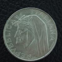 Moneta 500 lire commemorativa Dante 