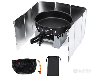 Set Fornello da Campeggio Pieghevole + Padella Ant