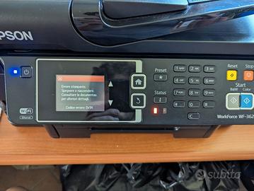 Stampante Epson WF-3620 NON FUNZIONANTE