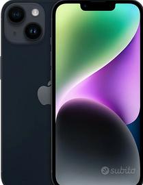 Apple iPhone 14, 128GB, Mezzanotte Nuovo
