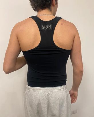 Canotta sportiva emporio armani vintage  xl nera