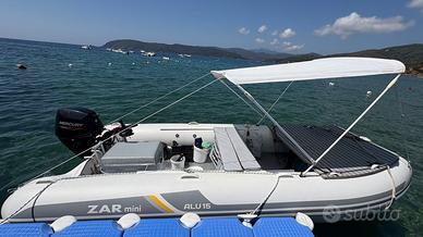Gommone Zar Mini Alu 15 con motore Mercury 30