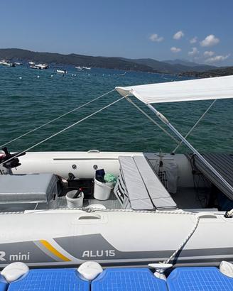 Gommone Zar Mini Alu 15 con motore Mercury 30