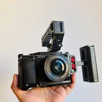 Sony A6100 con 16-50mm obiettivo kit + Accessori