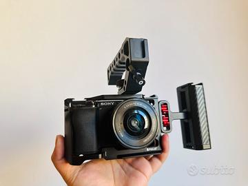 Sony A6100 con 16-50mm obiettivo kit + Accessori
