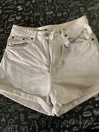 Pantaloncino jeans Zara bianco