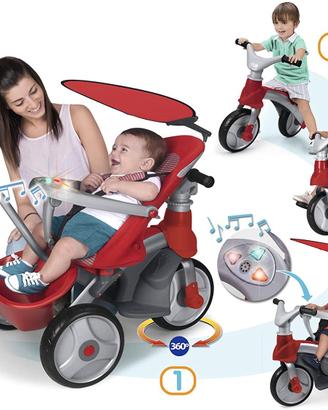 Passeggino, Triciclo, Moto Feber Baby ROSSO