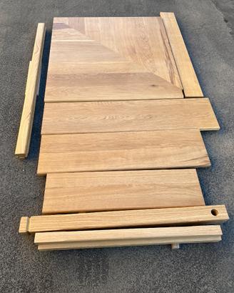 Gradini/Mensole legno Massello di Rovere x scala