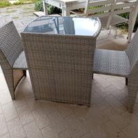 tavolino rattan