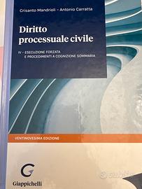 Diritto processuale civile mandrioli-carratta