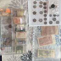 MONETE e BANCONOTE varie del 1900