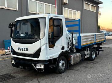 Iveco Eurocargo 75 E 16 Gru e Ribaltabile