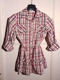 Camicia scozzese da donna