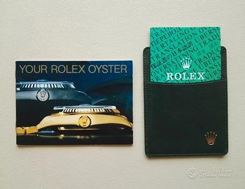 ACCESSORI BOOKLET YOUR ROLEX OYSTER ANNO 1989 ENG