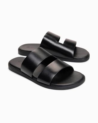 Ciabatte uomo Nuove “OMBRE” vera pelle N. 42