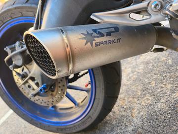 Scarico Completo Spark Grid-O Titanio/Inox - Yamah
