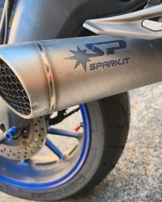 Scarico Completo Spark Grid-O Titanio/Inox - Yamah