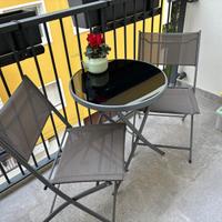 Set Da Balcone - Tavolo e due sedie