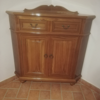 Mobile angolo fatto a mano legno