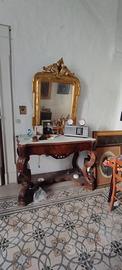 consolle e specchio 1700