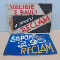 TABELLE PUBBLICITARIE DROGHERIA VINTAGE