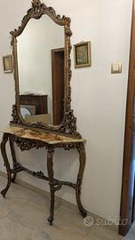 Consolle con Specchiera Stile Barocco / Rococò – P