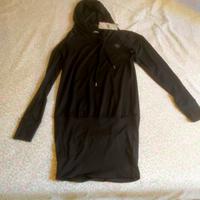 multidress (mini-abito) con cappuccio 