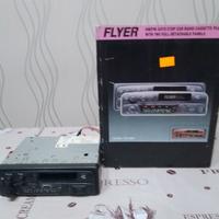 autoradio vintage con cassette