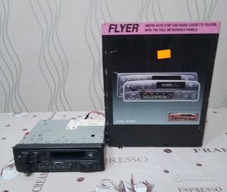 autoradio vintage con cassette