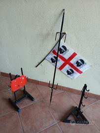 Girarrosto artigianale (  colori rosso o verde)