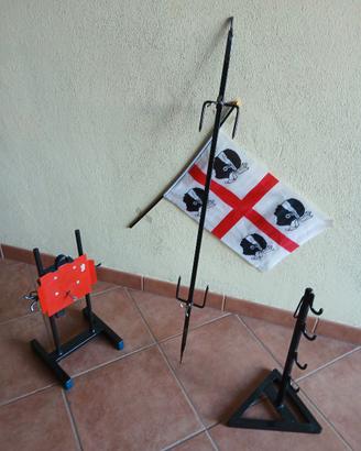 Girarrosto artigianale (  colori rosso o verde)