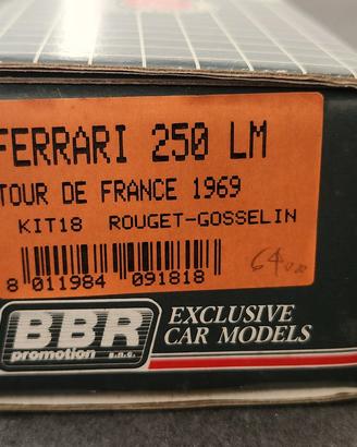 BBR Ferrari 250 LM Tour de France 1969 1/43