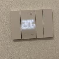 Termostato btcino livin now 2 moduli