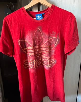 Maglietta rossa Adidas