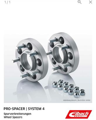 Distanziali evoque discovery sport da 2,5mm