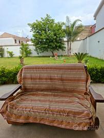 divano letto in legno 